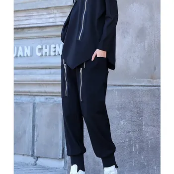 Women Spring High Waist Solid Harem Pants Fake Zippers 2019 New Zipper Pockets Casual Pants Female Full Length Elastic Trousers
Women Spring High Waist Solid Harem Pants Fake Zippers 2019 New Zipper Pockets Casual Pants Female Full Length Elastic Trousers