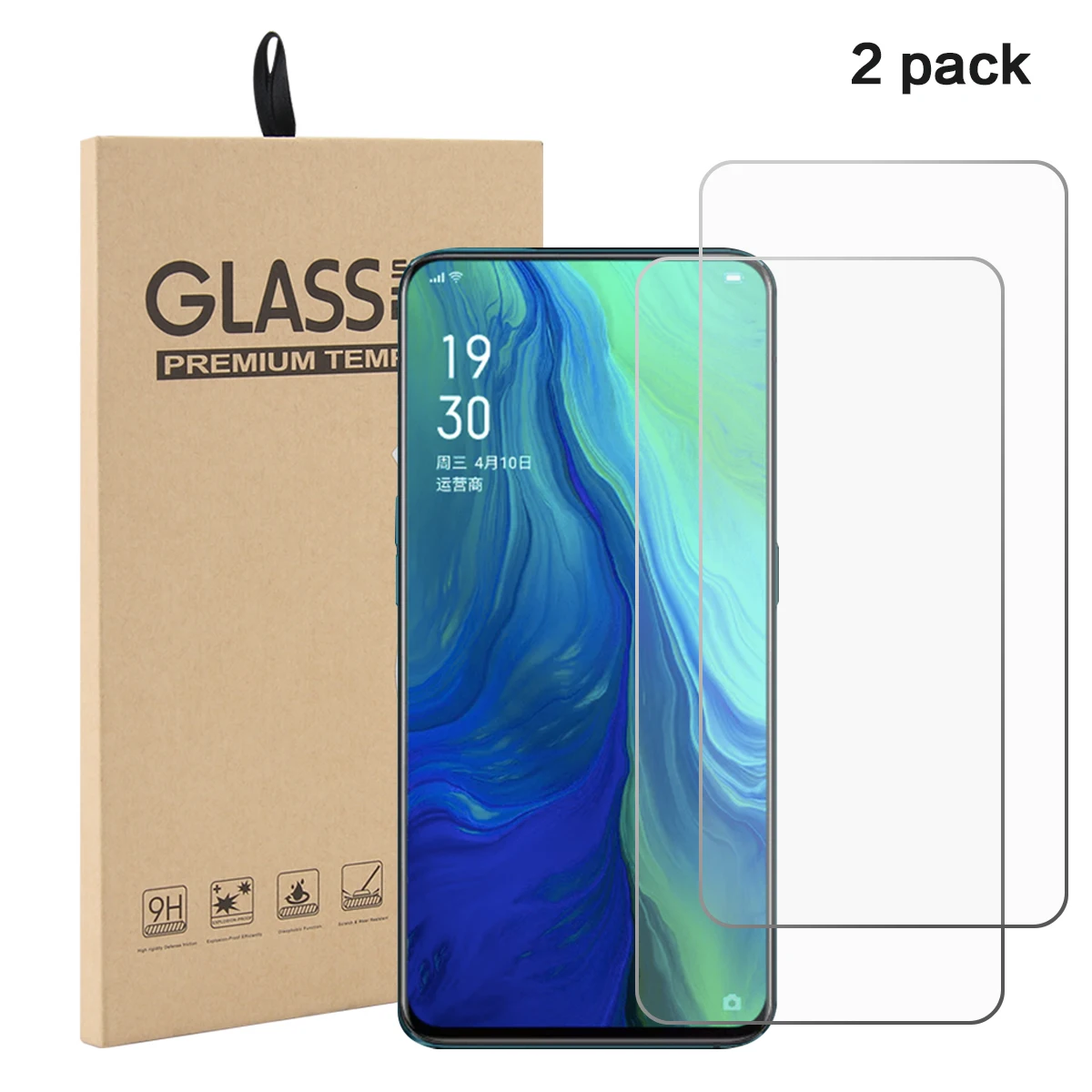 

for Oppo Reno Case Vantage Pattern Leather Fold Stand Magnetic Wallet Flip Cover for Oppo Reno 10x Zoom Case Card Slot