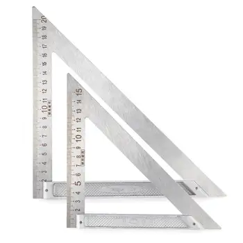 Multi-function 90 Degree Right Angle Stainless Steel Triangle Ruler Woodworking Measurement Drawing Tools
Multi-function 90 Degree Right Angle Stainless Steel Triangle Ruler Woodworking Measurement Drawing Tools