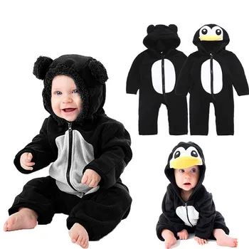 Cute Newborn Baby Rompers Cotton Long Sleeve Cartoon Penguin Black Bear Toddler Jumpsuit Infant Clothes Baby Boys Girls Clothing
Cute Newborn Baby Rompers Cotton Long Sleeve Cartoon Penguin Black Bear Toddler Jumpsuit Infant Clothes Baby Boys Girls Clothing