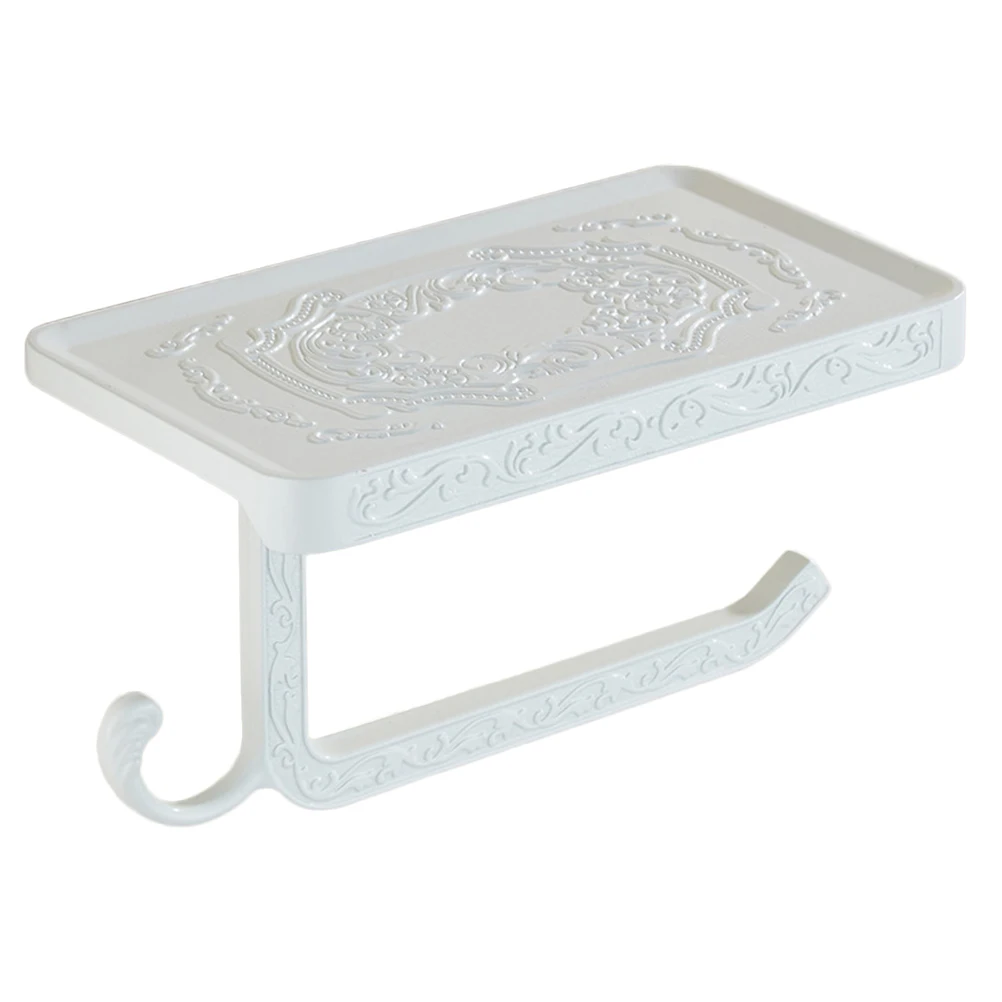 1pc Paper Roll Holder Antique Vintage Carved with Phone Shelf Tissue Paper Holder Toilet Paper Holder for Hotel Bathroom Home
1pc Paper Roll Holder Antique Vintage Carved with Phone Shelf Tissue Paper Holder Toilet Paper Holder for Hotel Bathroom Home