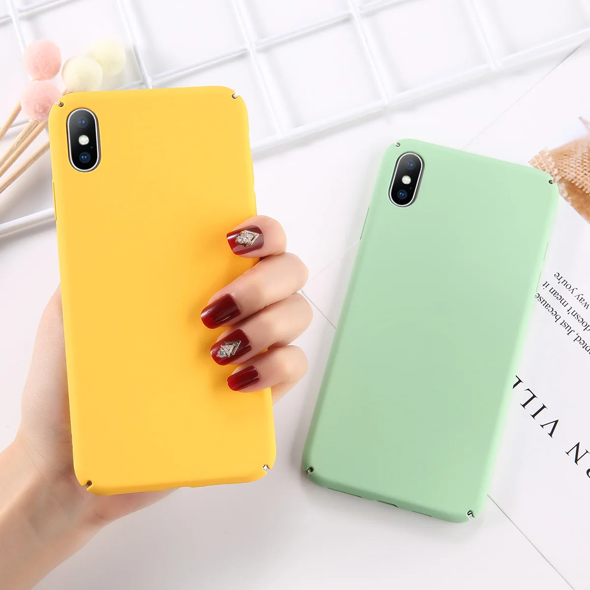 Phone Case For iPhone 7 6 6s 8 X Plus XR XS Max Simple Solid Color Ultrathin Soft TPU Silicone Case Back Cover
Phone Case For iPhone 7 6 6s 8 X Plus XR XS Max Simple Solid Color Ultrathin Soft TPU Silicone Case Back Cover