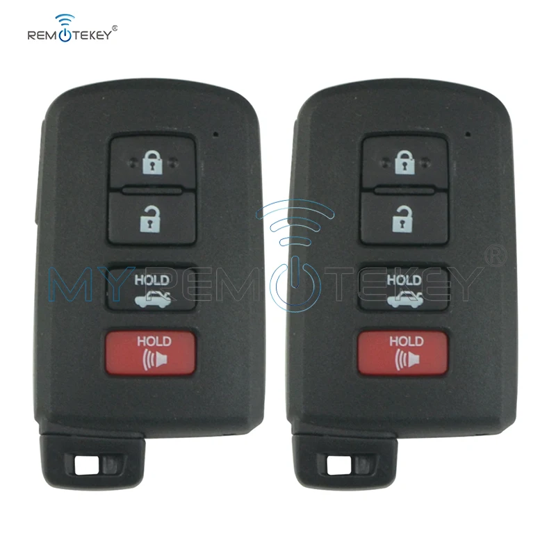 Remtekey 2pcs HYQ14FBA Smart key case shell cover 4 button for Toyota Camry Hybrid Avalon Corolla Highlander RAV4 2012 - 2016
Remtekey 2pcs HYQ14FBA Smart key case shell cover 4 button for Toyota Camry Hybrid Avalon Corolla Highlander RAV4 2012 - 2016