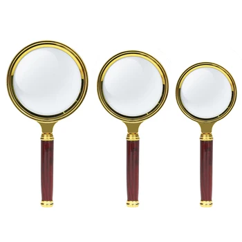 10X Magnifying Glass 60/70/80mm Portable Handheld Magnifier for Jewelry Newspaper Book Reading Jewelry Tools
10X Magnifying Glass 60/70/80mm Portable Handheld Magnifier for Jewelry Newspaper Book Reading Jewelry Tools