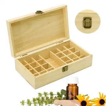 25 Holes Essential Oils Wooden Box 5Ml /10Ml /15Ml Bottles Spa Yoga Club Aromatherapy Storage Case Organizer Container
25 Holes Essential Oils Wooden Box 5Ml /10Ml /15Ml Bottles Spa Yoga Club Aromatherapy Storage Case Organizer Container