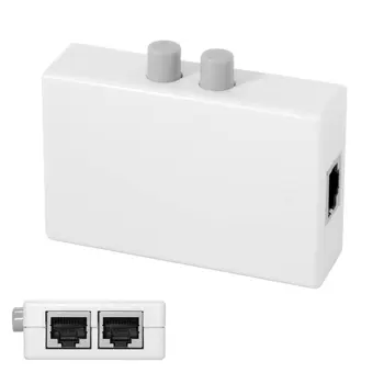 CY UTP STP 2 in 1 out 2 Ports RJ45 LAN CAT Network Switch Selector Internal External Networking Switcher Splitter Box 
CY UTP STP 2 in 1 out 2 Ports RJ45 LAN CAT Network Switch Selector Internal External Networking Switcher Splitter Box