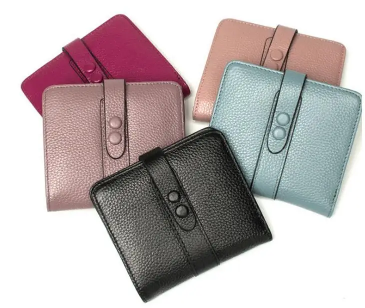 Genuine Leather Soft Short Wallet 2 Folder Coin Purse For Women
Genuine Leather Soft Short Wallet 2 Folder Coin Purse For Women