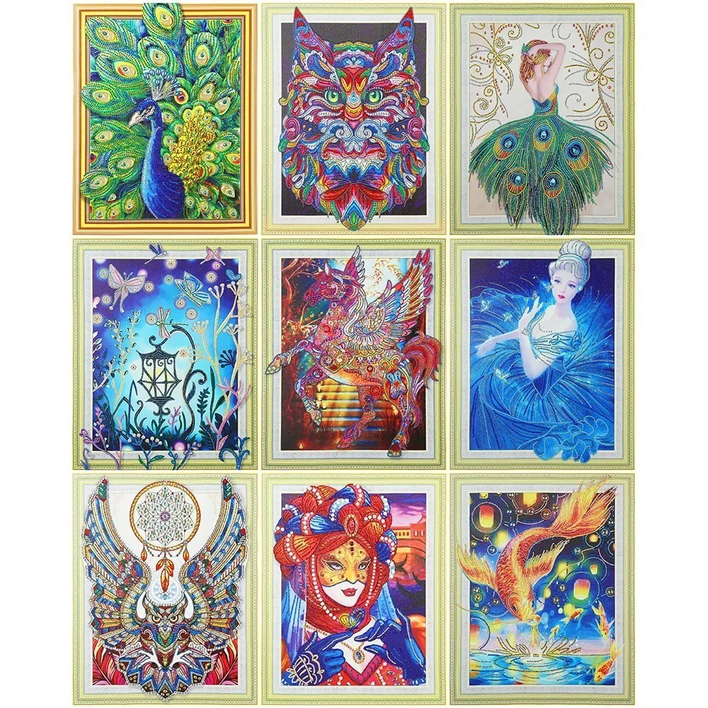 AZQSD 5D DIY Diamond Painting Animals Picture Of Rhinestones Special Shaped Diamond Mosaic Cartoon Decor Home 40x50cm
AZQSD 5D DIY Diamond Painting Animals Picture Of Rhinestones Special Shaped Diamond Mosaic Cartoon Decor Home 40x50cm