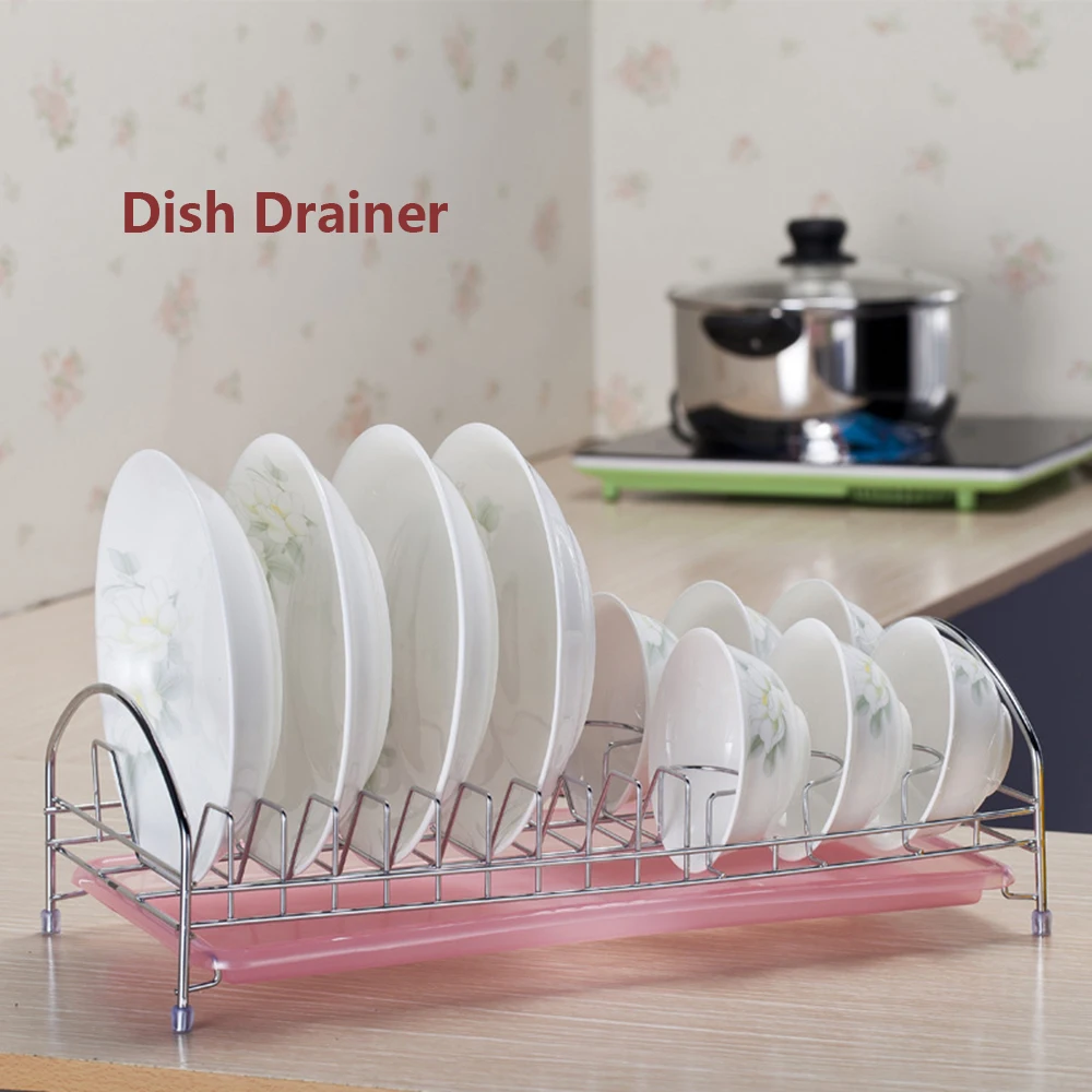 Single Layer Kitchen Countertop Dish Bowl Plate Drainer with Water Tray Dish Drying Holder Kitchen Drainer Rack Organizer
Single Layer Kitchen Countertop Dish Bowl Plate Drainer with Water Tray Dish Drying Holder Kitchen Drainer Rack Organizer