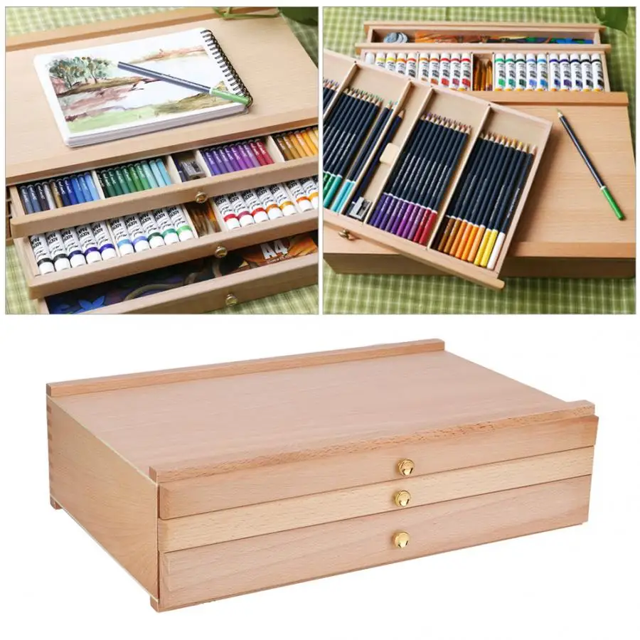 Multi-functional Wooden Artist Easel Drawing Painting Portable Storage Box Home Office Easel Storage Box
Multi-functional Wooden Artist Easel Drawing Painting Portable Storage Box Home Office Easel Storage Box