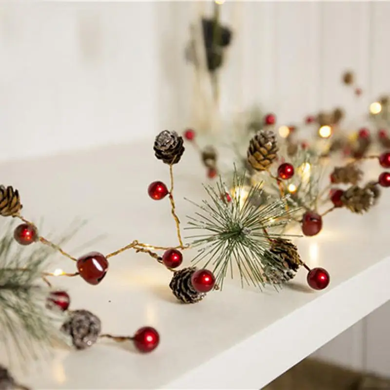 2 M 1 String 20LEDs Christmas Lights LED Copper Lights Pine Cone String Lights For Christmas Tree And Home Decoration Wholesale
2 M 1 String 20LEDs Christmas Lights LED Copper Lights Pine Cone String Lights For Christmas Tree And Home Decoration Wholesale