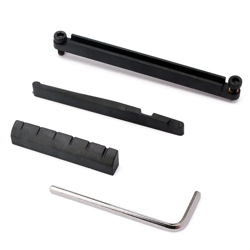Adjustable Lifting Acoustic Guitar Brigde Saddle Upper Lower Nut Set for Folk Guitar
Adjustable Lifting Acoustic Guitar Brigde Saddle Upper Lower Nut Set for Folk Guitar