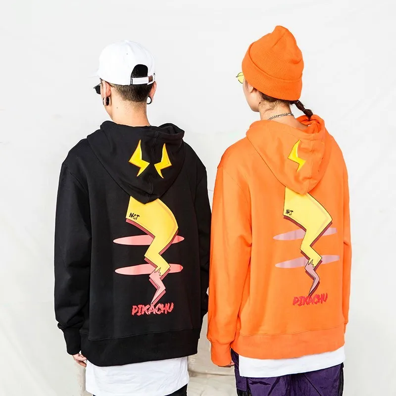 Men Hoodies Fashion Harajuku Loose Hoody Tops Windbreaker Couples Pikachu Lightning Tail Printed Hip Hop High Street Pullover
Men Hoodies Fashion Harajuku Loose Hoody Tops Windbreaker Couples Pikachu Lightning Tail Printed Hip Hop High Street Pullover