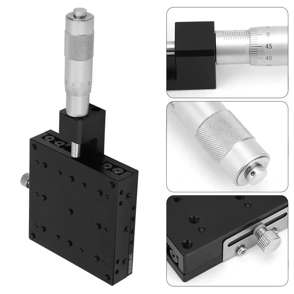 SEMX80-AC X Linear Guide Sliding Track Micrometer Manual Fine-tuning Cross Roller Precision Linear Stages 80*80mm geleiderail
SEMX80-AC X Linear Guide Sliding Track Micrometer Manual Fine-tuning Cross Roller Precision Linear Stages 80*80mm geleiderail