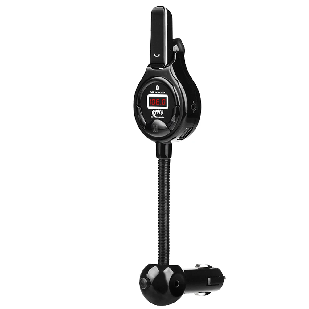 1pc Bluetooth LCD Car Kit MP3 Player With FM Transmitter / Dual USB Port / Earphone Car-Styling Auto Mp3 Player (Black)
1pc Bluetooth LCD Car Kit MP3 Player With FM Transmitter / Dual USB Port / Earphone Car-Styling Auto Mp3 Player (Black)
