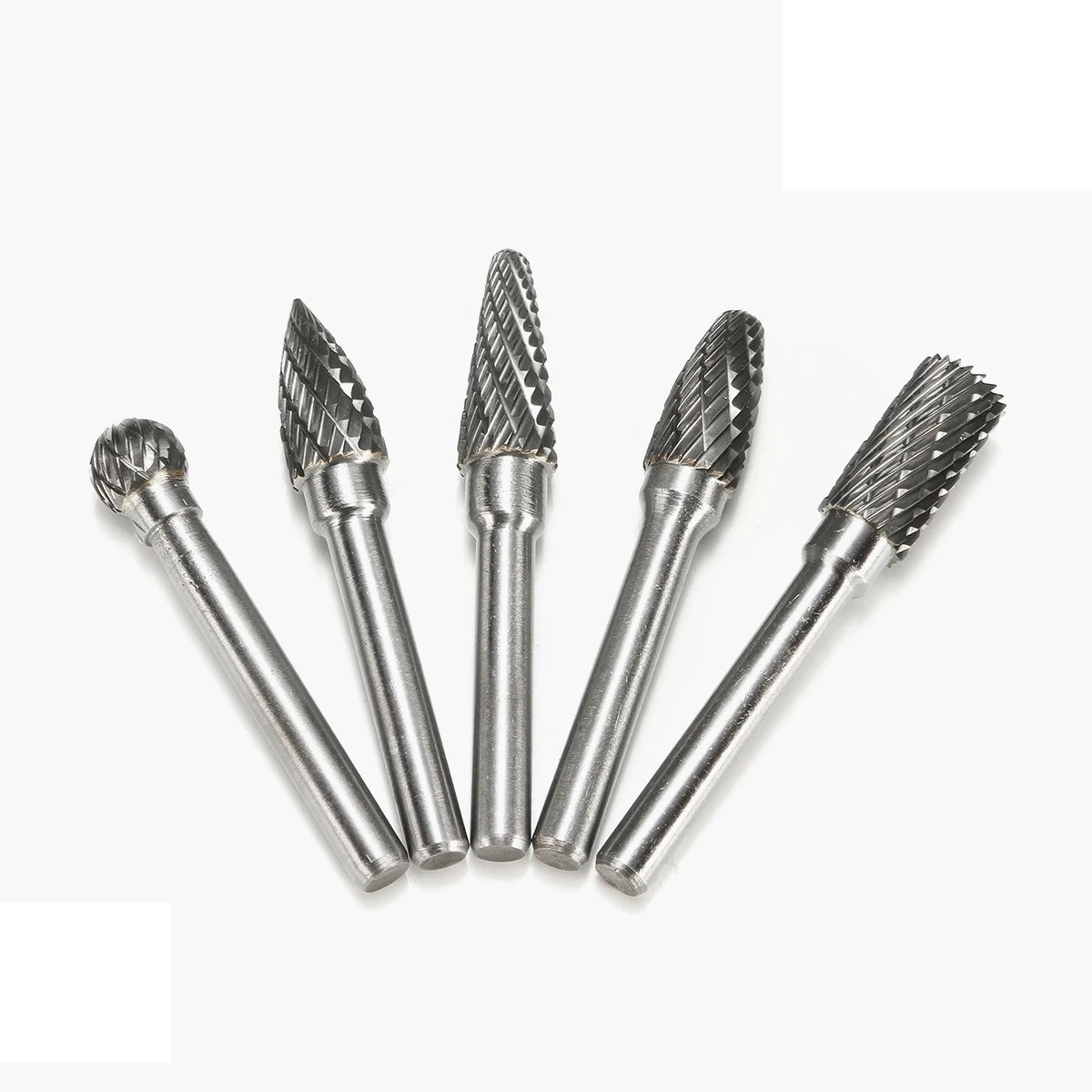 5PCS Tungsten Carbide Rotary Drill Bit 1/4" Point Burrs Set Grinder Cutter 10mm*6mm
5PCS Tungsten Carbide Rotary Drill Bit 1/4" Point Burrs Set Grinder Cutter 10mm*6mm