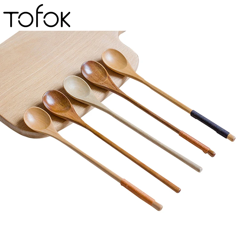 Tofok Long Handle Wood Spoon Kid Soup Rice Coffee Tea Stir Scoop Ice Cream Meal Ladle Table Catering Cutlery Reusable Dinnerware
Tofok Long Handle Wood Spoon Kid Soup Rice Coffee Tea Stir Scoop Ice Cream Meal Ladle Table Catering Cutlery Reusable Dinnerware