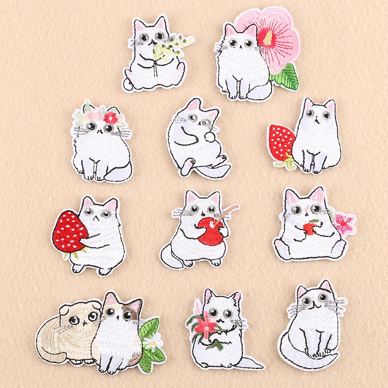 1 PCS Cartoon Fruit Cats Patches for Kids Clothes Iron on Appliques DIY Stripes Embroidery Stickers Sew on Cute Flowers Badge @B
1 PCS Cartoon Fruit Cats Patches for Kids Clothes Iron on Appliques DIY Stripes Embroidery Stickers Sew on Cute Flowers Badge @B