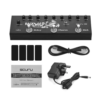 Caline SCURU S6 3-in-1 Electric Guitar Pedal Multieffect Pedal Delay Chorus Distortions Guitar Effects Pedals Music Accessories
Caline SCURU S6 3-in-1 Electric Guitar Pedal Multieffect Pedal Delay Chorus Distortions Guitar Effects Pedals Music Accessories