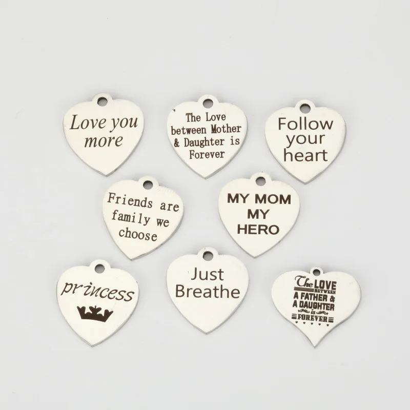 Diy stainless steel fittings with various letters Pendant The love between Mother & Daughte
Diy stainless steel fittings with various letters Pendant The love between Mother & Daughte