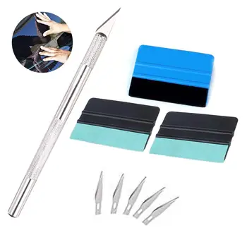 9Pcs High Quality Foliation Tool Set Car Foil Tool Squeegee Set Craft Cutter With Safety Cap For Foil Film Sticker
9Pcs High Quality Foliation Tool Set Car Foil Tool Squeegee Set Craft Cutter With Safety Cap For Foil Film Sticker