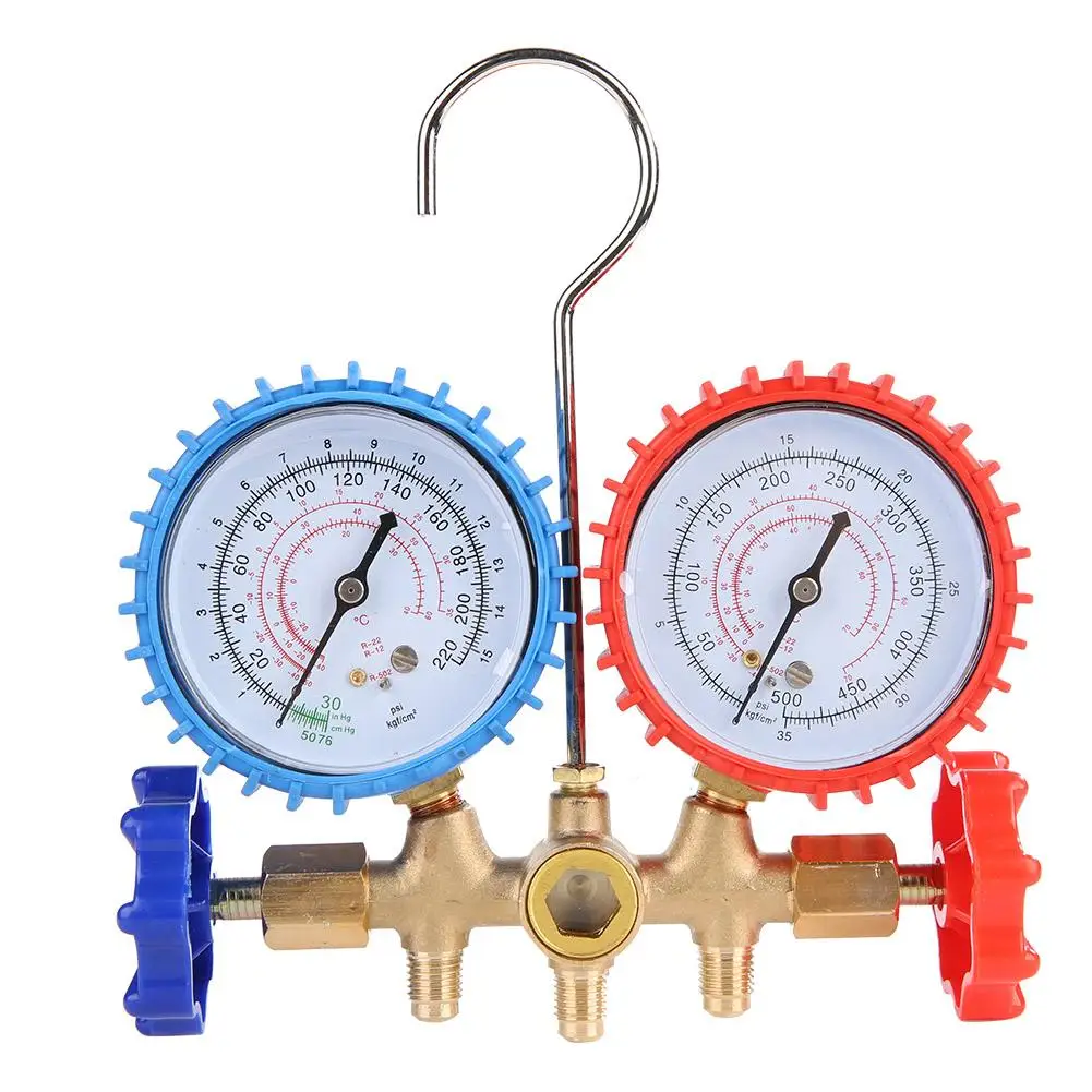 Air Conditioning Manifold Gauge Double Meter AC Pressure Refrigerant Pressure Meter with 3 Pipe digital
Air Conditioning Manifold Gauge Double Meter AC Pressure Refrigerant Pressure Meter with 3 Pipe digital