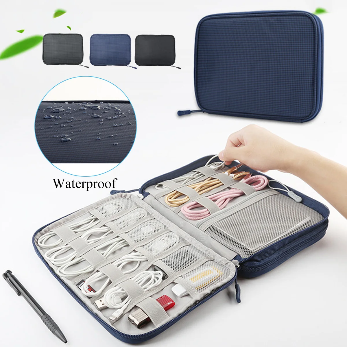 2 Layer Digital Accessories Collection Bag Travel Bag Case USB Cable Organizer Box Gear Carry Bag Pouch Flash Drive Fit for iPad
2 Layer Digital Accessories Collection Bag Travel Bag Case USB Cable Organizer Box Gear Carry Bag Pouch Flash Drive Fit for iPad