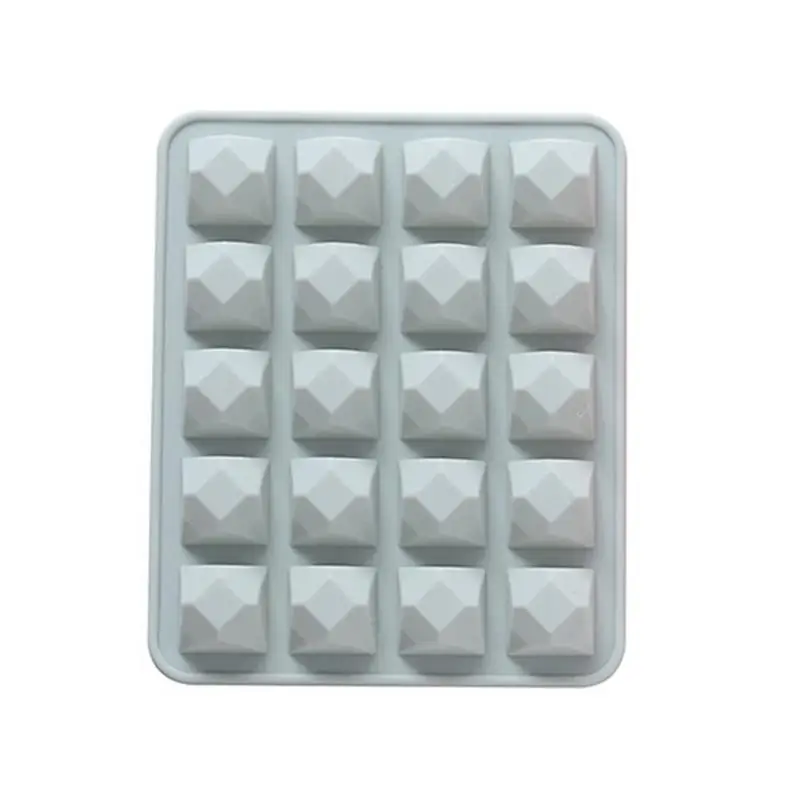 20 Cavity Diamond Shape Silicone Mold Cake Baking Tools DIY Ice Tray Chocolate Mould Pastry Bread Fondant Cake Tools
20 Cavity Diamond Shape Silicone Mold Cake Baking Tools DIY Ice Tray Chocolate Mould Pastry Bread Fondant Cake Tools