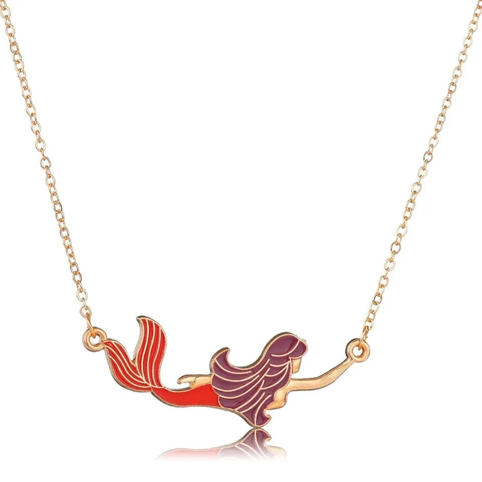 YANGQI 2019 Sexy Mermaid Pendant Necklace For Women Handmade Fashion Cute Romantic Necklace Gold Color Trendy Wedding Jewelry
YANGQI 2019 Sexy Mermaid Pendant Necklace For Women Handmade Fashion Cute Romantic Necklace Gold Color Trendy Wedding Jewelry