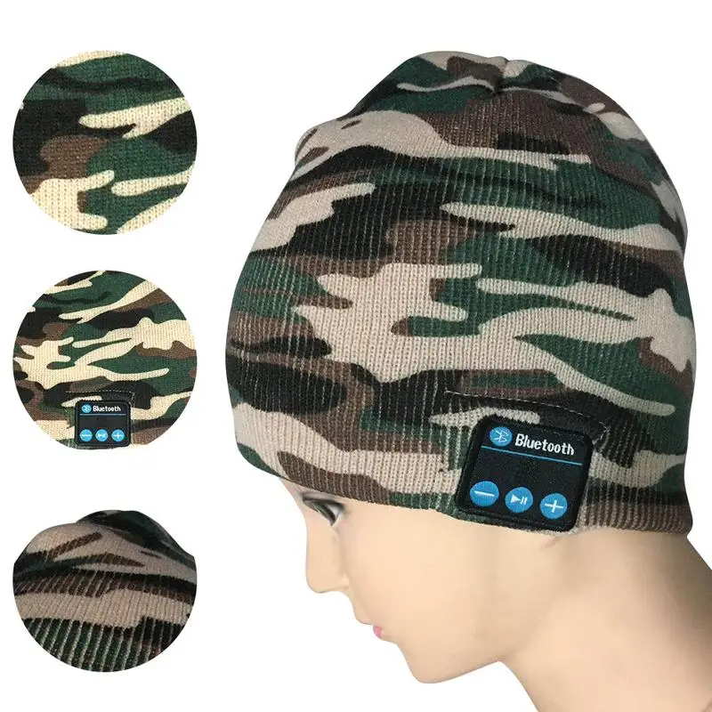 Wireless Bluetooth Headset Knitted Hat Winter Cooling Ski Headphones Hat Camouflage Personal Bluetooth Hat Headset With Mic
Wireless Bluetooth Headset Knitted Hat Winter Cooling Ski Headphones Hat Camouflage Personal Bluetooth Hat Headset With Mic