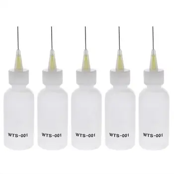 5 Pcs/Set 50ml Transparent Plastic Needle Bottles Glue Dispenser Clear Liquid Dropper Bottle for Rosin Solder Flux Paste Bottle
5 Pcs/Set 50ml Transparent Plastic Needle Bottles Glue Dispenser Clear Liquid Dropper Bottle for Rosin Solder Flux Paste Bottle