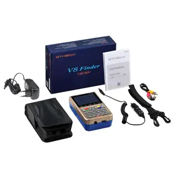 GTMEDIA V8 Finder Satellite Finder DVB-S2/S2X Digital High Definition Sat Finder DVB S2 HD 1080P Satellite Meter Satfinder
GTMEDIA V8 Finder Satellite Finder DVB-S2/S2X Digital High Definition Sat Finder DVB S2 HD 1080P Satellite Meter Satfinder