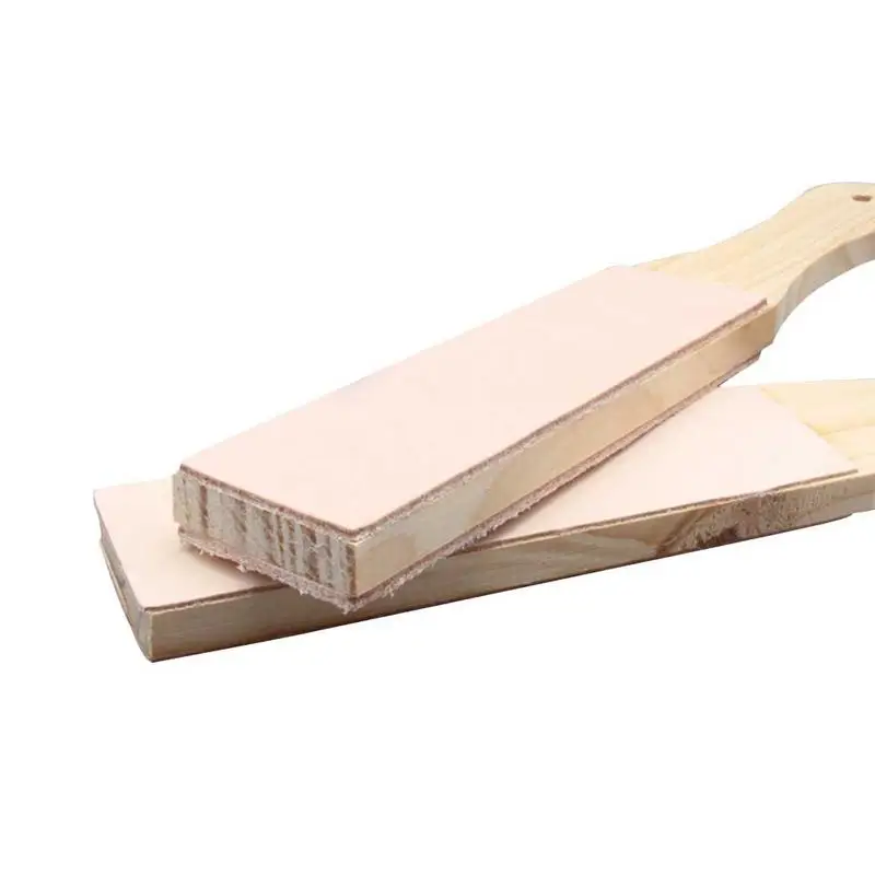 DIY Wood Handle Double Sided Grinding Stone Polishing Knife Board Cut Leather Blade Sharpening Tool with Sharpening Pastes
DIY Wood Handle Double Sided Grinding Stone Polishing Knife Board Cut Leather Blade Sharpening Tool with Sharpening Pastes