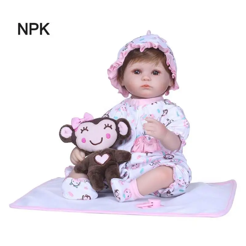 NPK 3D 40cm Cloth Cotton Simulation Doll Lifelike Vinyl Reborn Baby Dolls
NPK 3D 40cm Cloth Cotton Simulation Doll Lifelike Vinyl Reborn Baby Dolls
