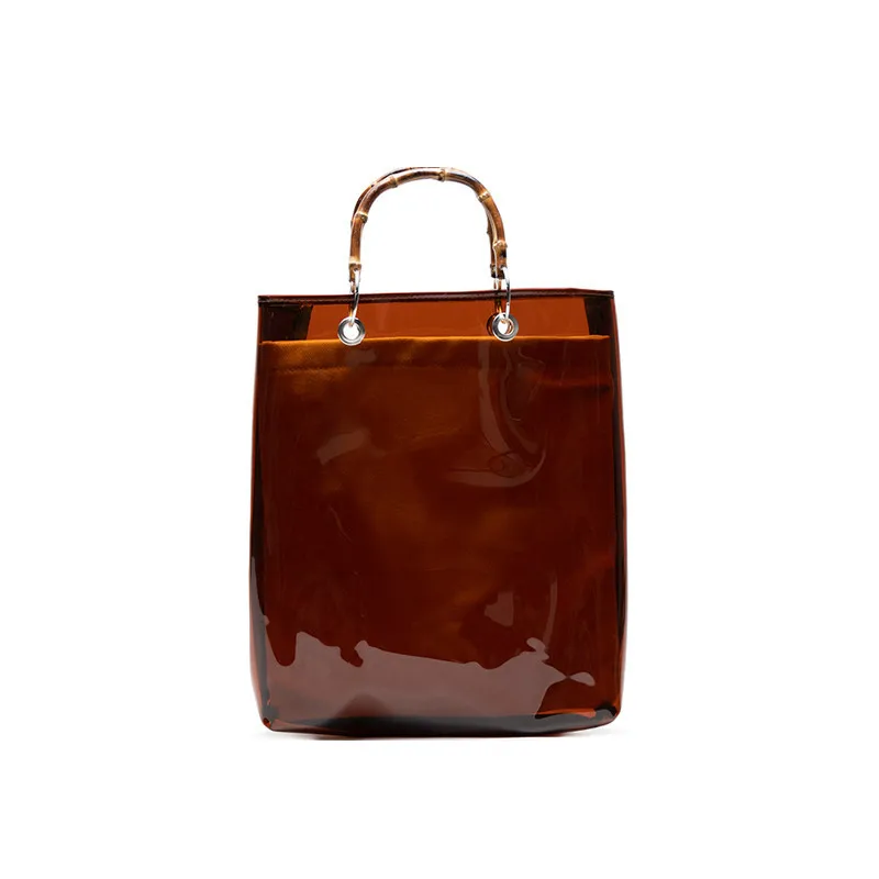 Transparent Tote Bag Clear PVC Plastic Bucket Bag Big Shopping Bag Vintage Bamboo Handle Women Summer Totes Handbag 2019 New
Transparent Tote Bag Clear PVC Plastic Bucket Bag Big Shopping Bag Vintage Bamboo Handle Women Summer Totes Handbag 2019 New