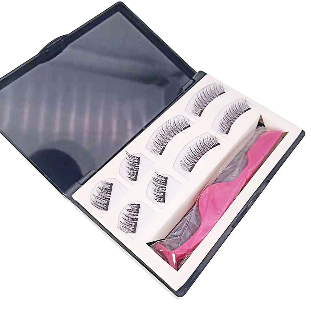 8PCS 3D Double Magnetic False Eyelashes with Tweezers Set Pure Handmade Upgraded Premium Black Eye Lashes Beauty Makeup Tools
8PCS 3D Double Magnetic False Eyelashes with Tweezers Set Pure Handmade Upgraded Premium Black Eye Lashes Beauty Makeup Tools