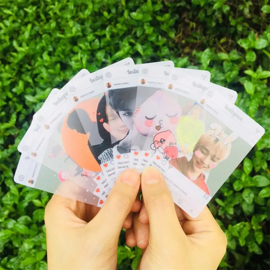 Kpop Wanna One PVC Clear Photo Card Kang Daniel Lai Kuan Lin Ins Collective Cards HD Photocard Fancy Cards
Kpop Wanna One PVC Clear Photo Card Kang Daniel Lai Kuan Lin Ins Collective Cards HD Photocard Fancy Cards