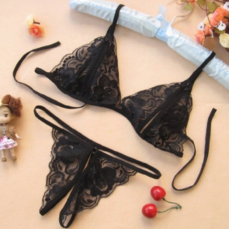 2pcs Women Sexy Lingerie Set Open Chest Bra + Thongs Underwear Open Crotch G-String Lace Transparent Solid Color Sets Drop Ship
2pcs Women Sexy Lingerie Set Open Chest Bra + Thongs Underwear Open Crotch G-String Lace Transparent Solid Color Sets Drop Ship