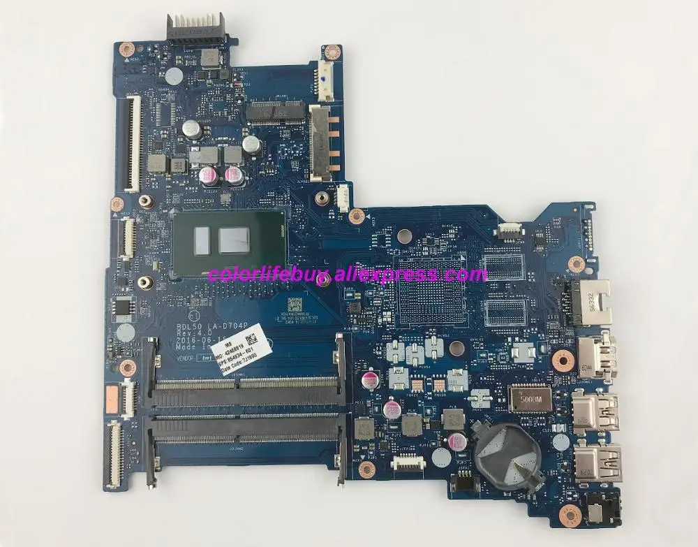 Натуральная 854934-601 854934-001 аккумулятор большой емкости BDL50 LA-D704P w i7-6500U материнская плата с процессором для ноутбука материнская плата для HP 15-AY Серия ноутбуков ПК
Натуральная 854934-601 854934-001 аккумулятор большой емкости BDL50 LA-D704P w i7-6500U материнская плата с процессором для ноутбука материнская плата для HP 15-AY Серия ноутбуков ПК