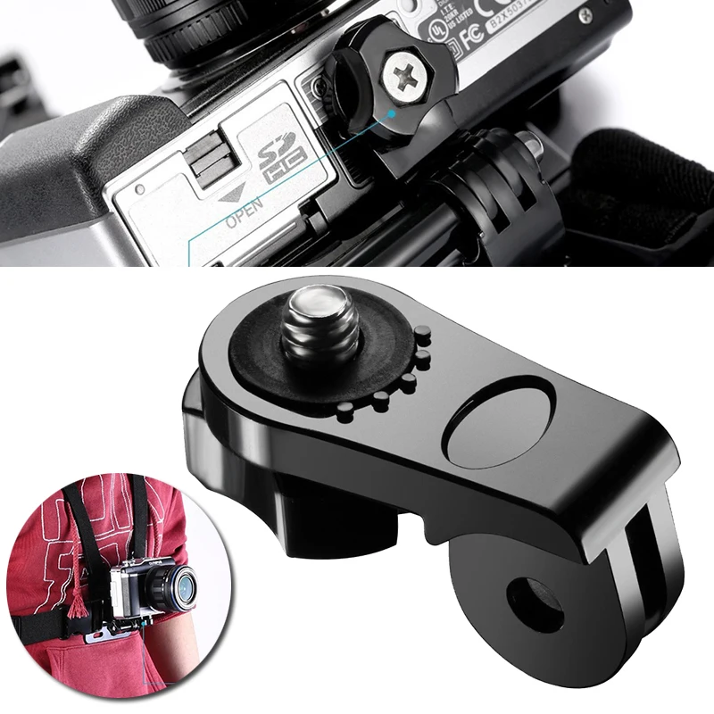 Wholesale Bridge Adapter Convertor 1/4 Inch Mount Connector Supports for Gopro DSLR Action Camera Mayitr
Wholesale Bridge Adapter Convertor 1/4 Inch Mount Connector Supports for Gopro DSLR Action Camera Mayitr