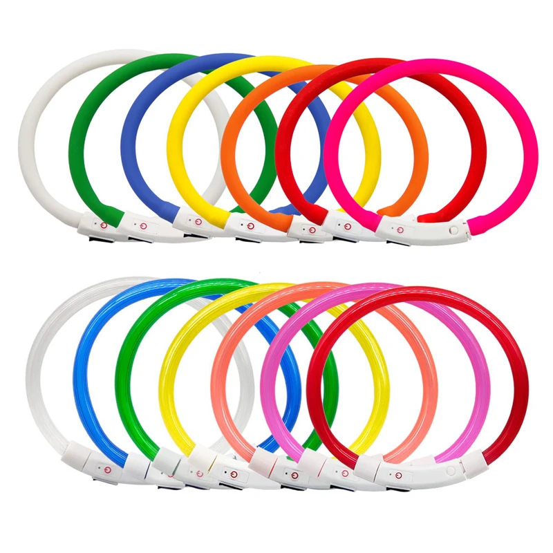 LED Dog Collar Light USB Rechargeable Glowing Dog Collars Luminous Pet Flash Night Charging Collars for Small Medium Large Dog
LED Dog Collar Light USB Rechargeable Glowing Dog Collars Luminous Pet Flash Night Charging Collars for Small Medium Large Dog