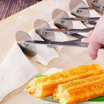 Double Roller Pizza Knife Cutter Pastry Pasta Dough Crimper Wheel Rolling Kitchen Slicer Pastry Pizza Cutting Tools
Double Roller Pizza Knife Cutter Pastry Pasta Dough Crimper Wheel Rolling Kitchen Slicer Pastry Pizza Cutting Tools