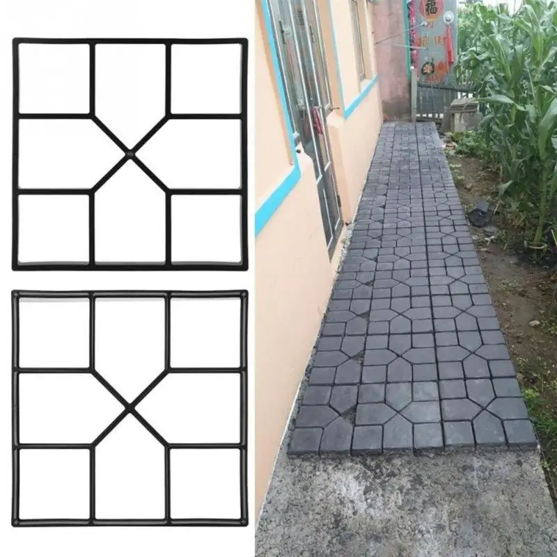 DIY Plastic Path Maker Mold Manually Paving Cement Brick Stone Road Paving Mold Concrete Molds Tool for Garden Paving Accessory
DIY Plastic Path Maker Mold Manually Paving Cement Brick Stone Road Paving Mold Concrete Molds Tool for Garden Paving Accessory