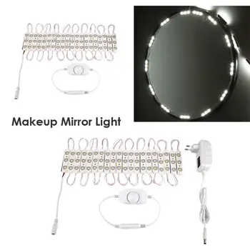 60 LED Bulb Vanity Makeup Mirror Lights Kit Dimmable Brightness Adjustable Dresser Makeup Cosmetic Lamp US EU Plug
60 LED Bulb Vanity Makeup Mirror Lights Kit Dimmable Brightness Adjustable Dresser Makeup Cosmetic Lamp US EU Plug