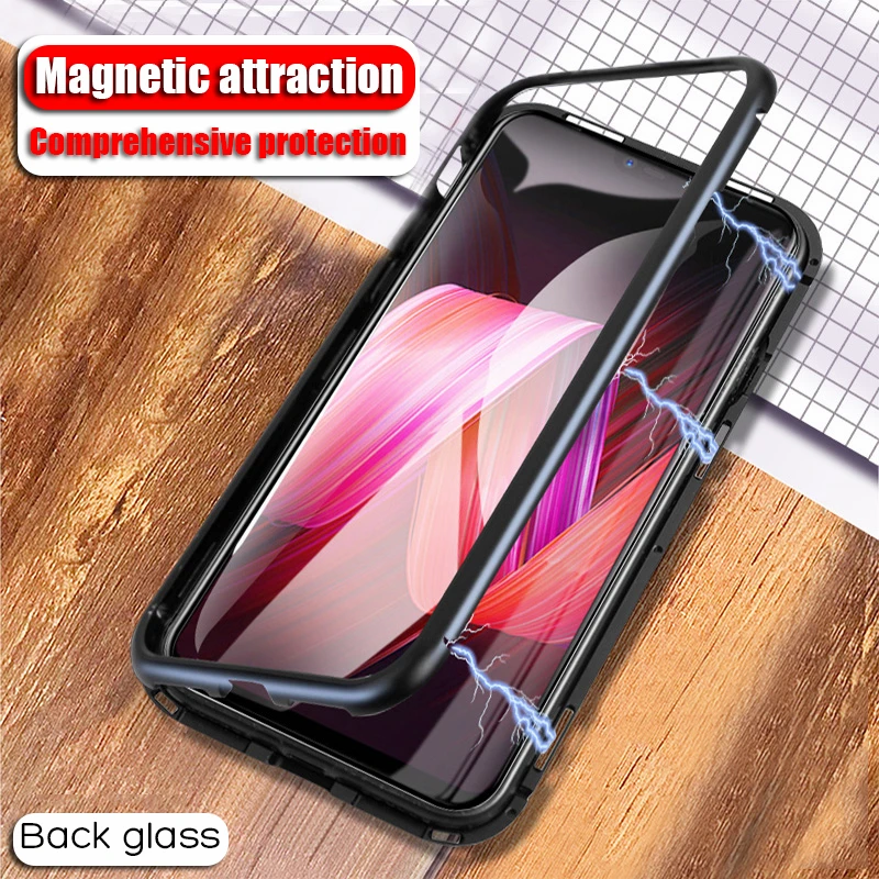 360 Full Coverage Metal Magnetic Case for Huawei P20 Lite P20 Pro P30 lite P30 Pro P30 P20 Tempered Glass Back Case Cover
360 Full Coverage Metal Magnetic Case for Huawei P20 Lite P20 Pro P30 lite P30 Pro P30 P20 Tempered Glass Back Case Cover