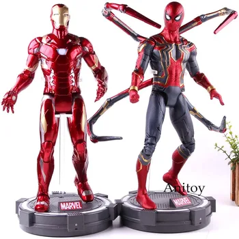 Marvel Captian America Civil War Avengers Infinity War Action Figure Iron Man Spider Man Collection Model Toys with LED Light
Marvel Captian America Civil War Avengers Infinity War Action Figure Iron Man Spider Man Collection Model Toys with LED Light