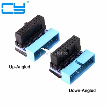 USB 3.0 20pin Male to Female Extension Adapter Up Down Angled 90 Degree for Motherboard Mainboard
USB 3.0 20pin Male to Female Extension Adapter Up Down Angled 90 Degree for Motherboard Mainboard