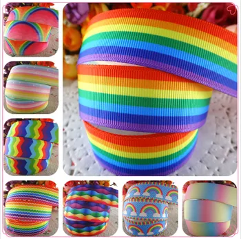 5 Yards 7/8" (22mm),1.5" 38mm Grosgrain Ribbons Rainbow Stripe Printed Cartoon Ribbon Diy Hair Accessories WQ14062822
5 Yards 7/8" (22mm),1.5" 38mm Grosgrain Ribbons Rainbow Stripe Printed Cartoon Ribbon Diy Hair Accessories WQ14062822
