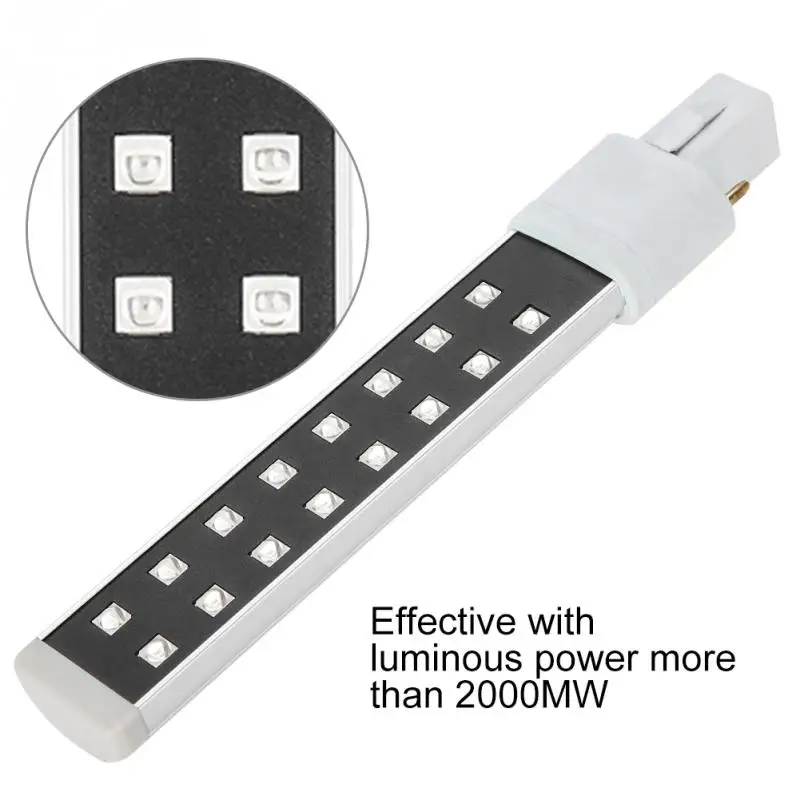 405nm Double Light Source UV LED Tube Light Bulb 9/36/54W Electronic Inductive Curing Replacement for Nail Art Dryer
405nm Double Light Source UV LED Tube Light Bulb 9/36/54W Electronic Inductive Curing Replacement for Nail Art Dryer