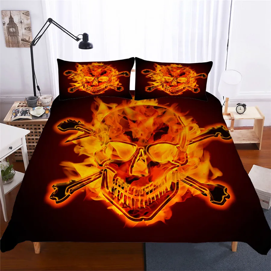 Bedding Set 3D Printed Duvet Cover Bed Set skull Home Textiles for Adults Lifelike Bedclothes with Pillowcase #KL04
Bedding Set 3D Printed Duvet Cover Bed Set skull Home Textiles for Adults Lifelike Bedclothes with Pillowcase #KL04